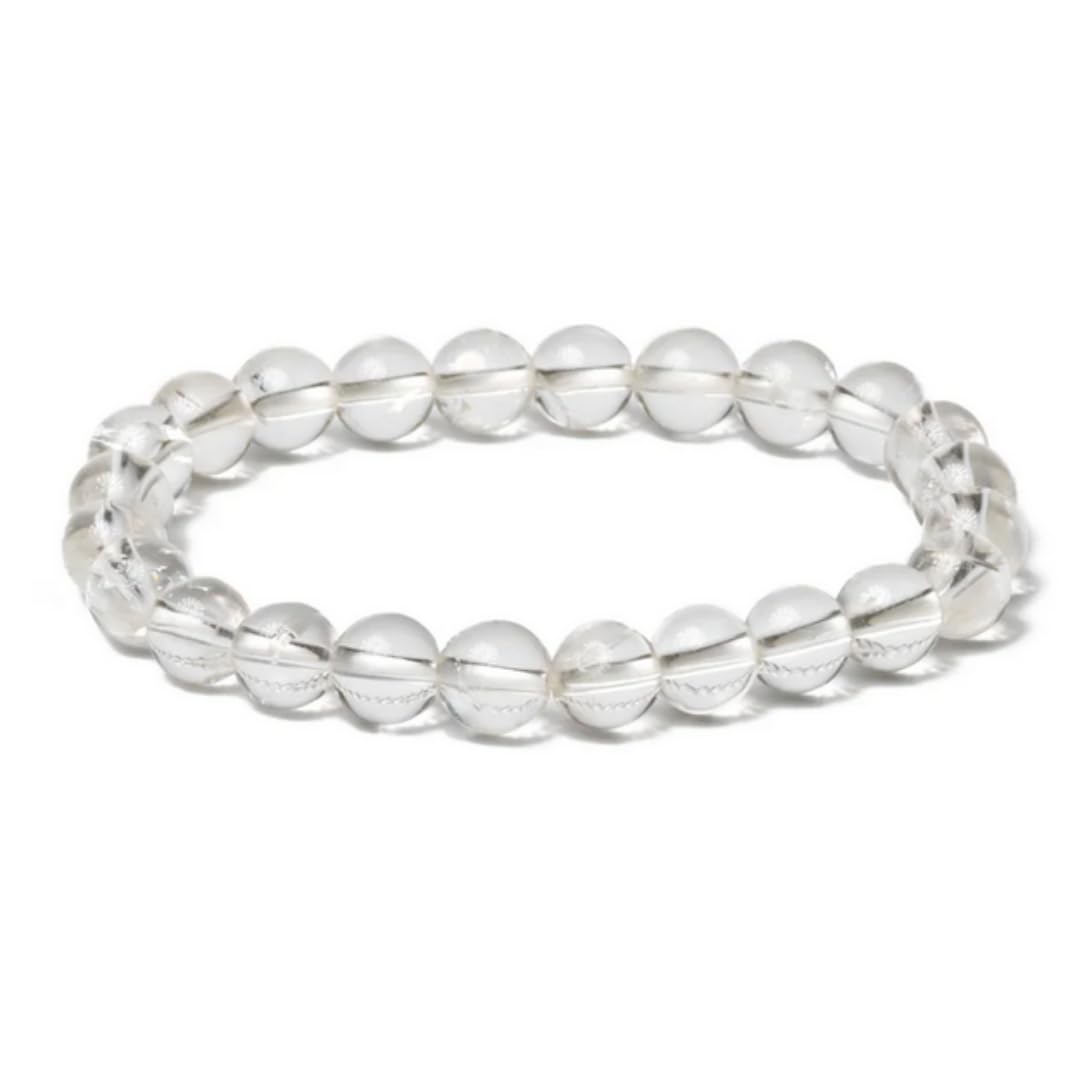 ARE - Aeora Rocks : Clear Quartz Bracelet - Original Clear Quartz Spathik Natural Reiki Feng-Shui Healing Crystal Bead Bracelet for men and women (Size - 8mm) (B0CYLHCY5L) Amazon Price History, Amazon Price Tracker