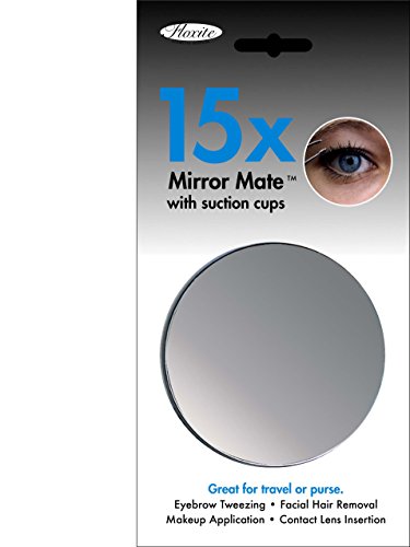 Floxite 15X Mirror Mate with Suction Cups