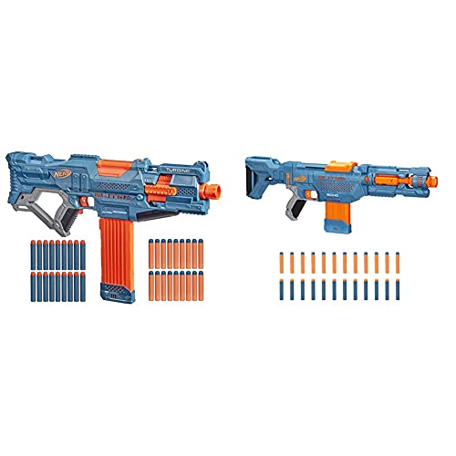 Nerf Elite 2.0 Turbine CS-18 motorisierter Blaster, 36 Nerf Darts, 18-Dart Clip-Magazin, Tactical Rails & Elite 2.0 Echo…