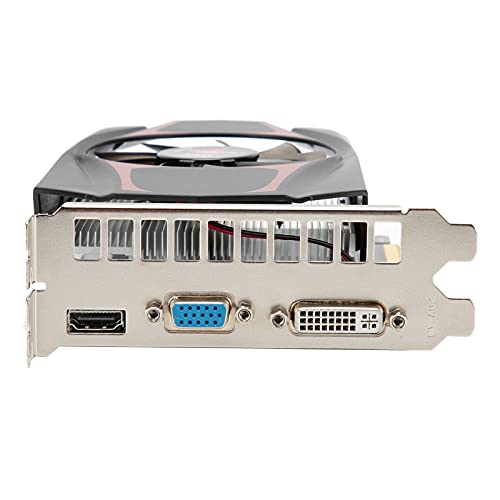 Dpofirs Professional Hd7670 1Gb Ddr5 128Bit Gaming Graphics Card,Low Noise Video Memory Card, 650Mhz Core Frequency,With Pci Express 2.0 Graphics Card Slot #TOP6