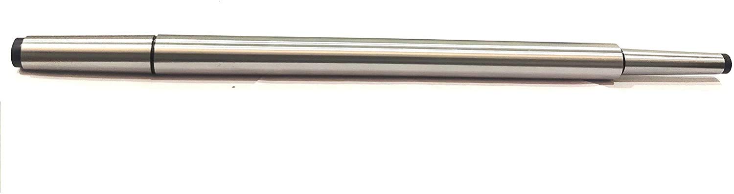 ADI Stahl-Drehbank-Ausrichtung-Testbalken, Spanndorn hilft beim Ausrichten von Kopfplatte Ende, Reitstock, doppelendig, MT2-MT3 (OAL 450 mm)
