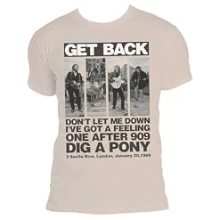 The Beatles T-shirt Let it Be Rooftop - Les Beatles, Paul McCartney, John Lennon, RIngo Starr, George Harrison The Beatles T-shirt Let it Be Rooftop – Image 4