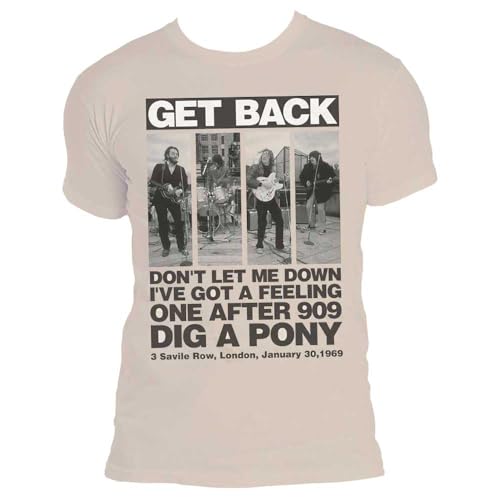 The Beatles T-shirt Let it Be Rooftop - Les Beatles, Paul McCartney, John Lennon, RIngo Starr, George Harrison The Beatles T-shirt Let it Be Rooftop – Image 5