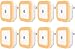 Sycees 0.5W Plug-in LED Night Light Lamp with Light Sensor, Warm White, 8-Pack