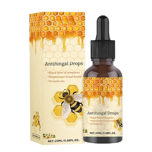Timilk Beeguard Dropas antif-andasgal, Hongo T de los pies T, gotas antif-soldadas de Timilk, reparación de uñas dañadas, decoloradas, 20 ml, para hombres de salud de la uña de la uña de la uña