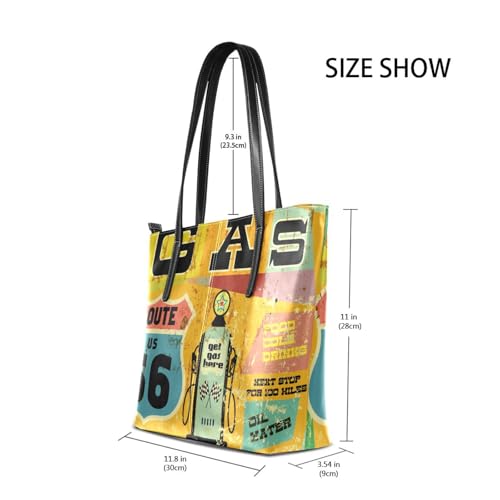 Image of Top Handle Bag for Women Vegan Leather Lady Purse Shoulder Bag