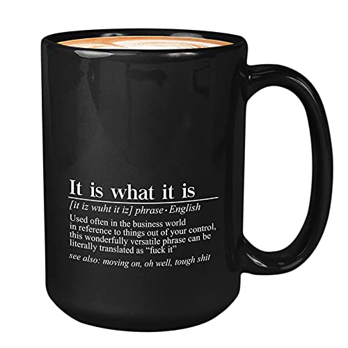 Bubble Hugs Sarcasm Coffee Mug 15oz White - It Is