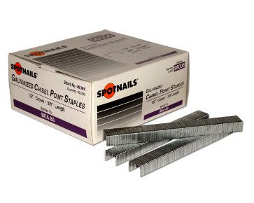 Spotnails 98006 3/8" Staples Carton of 20 Boxes