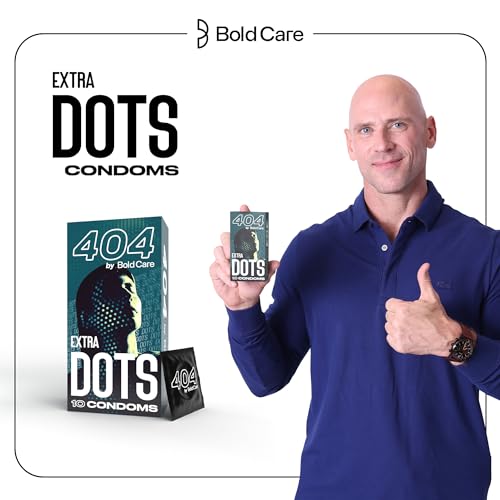 Image of Bold Care 404 Extra Dots Condoms for Men - Elevate Pleasure with Every Touch - 30 Condoms (Pack of 3)