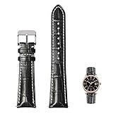 Ylfcly Quick Release Genuine Leather Watch Band 20mm