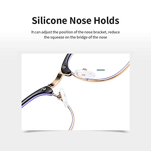 KKmoon A05-1-6623 Óculos anti-raio azul à prova de fadiga Óculos protetores de olhos confortáveis ​​