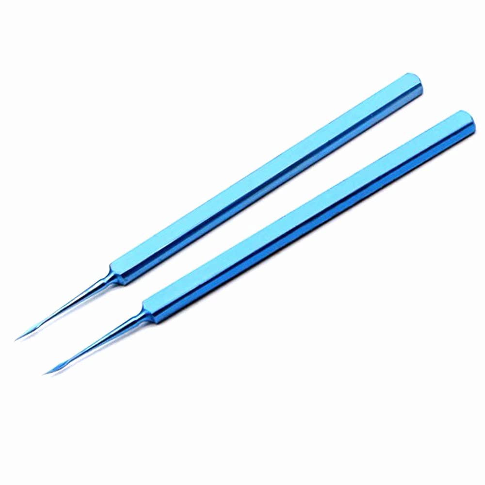 chaoyue medical instruments Titanium Foreign Body Needle Straight and Curved Ophthalmic ENT Plastic