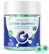 Eye Health Gummies with Lutein, Zeaxanthin, Bilberry, Astaxanthin, Vitamin A, C, E – Advanced Sug...