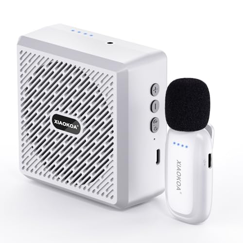 Amazon | XIAOKOA 拡声器 ワイヤレス拡声器 ポータブル拡声器 10W 無線