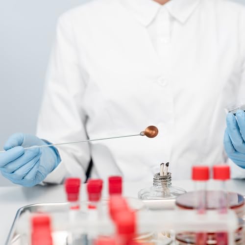 Cucharas de cobre Operitacx: utensilios de mango largo para laboratorios 6