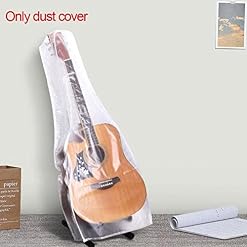 BBASILIYSD Housse anti-poussière transparente mate lavable anti-poussière pour guitare électrique Folk R2I7 - Les Beatles, Paul McCartney, John Lennon, RIngo Starr, George Harrison BBASILIYSD Housse anti-poussière transparente mate lavable anti-poussière pour guitare électrique Folk R2I7 – Image 2
