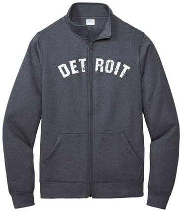 Detroit Bend - Sudadera de forro polar, cremallera y bolsillo canguro