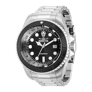 Invicta Men’s 38018 Hydromax Quartz 3 Hand Black Dial Watch