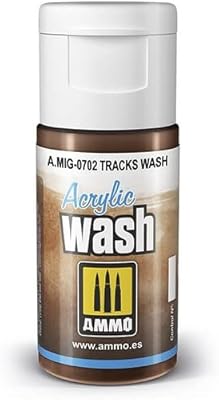 Ammo Mig Tracks Acrylic Wash - Model Building Paints and Tools # AMIG0702
