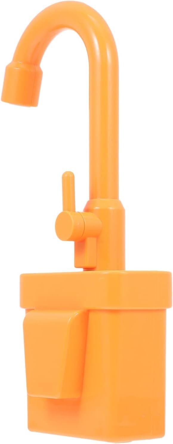 Kids Kitchen Sink Toys Dishwasher Playing Toy Automatic Faucet Accessory Artificial Water Faucet Water Faucet Model Water Faucet — image 1