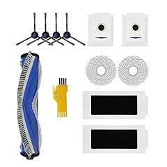 Laimaiou Kit di accessori di ricambio per ECOVACS DEEBOT T30 Pro Omni T30 Omni Robot Aspirapolvere 11 Confezioni 1 Spazzola principale, 2 Filtri, 4 Spazzole laterali, 2 Panni Mop, 2 Sacchetti polvere