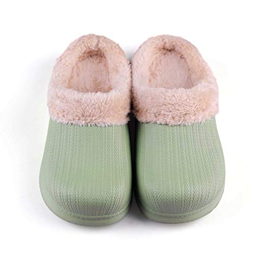 Winter Home Plush Slippers Cotton Warm Faux Fur Waterproof Slipper Indoor Anti-Slip Shoes for Women Men4