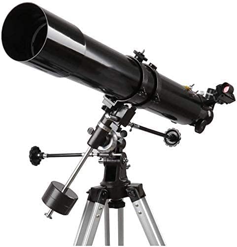 Accesorios para niñas telescopio astronómico de observación telescopio refractivo de 80 mm de diámetro y distancia focal de 900 mm para niños principiantes, telescopio de viaje con bolsa de transporte