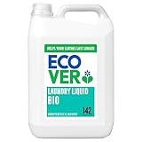 Ecover Concentrated Bio, Laundry Detergent Refill, Laundry Washing Liquid, Honeysuckle & Jasmine, 142 Washes, 5L