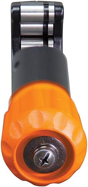Klein Tools 88904 Professional Tube Cutter, 4-Roller Tracking System, Accurate Cutting for HVAC, Reaming Tool, Includes Extra Cutting Wheel