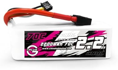 CNHL 3S Lipo Battery 2200mAh 70C 11.1V with XT60 Plug for FPV Drone Quadcopter RC Car Boat Airplane