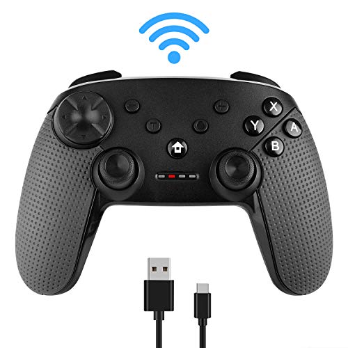 Wireless Controller for Nintendo Switch, ONETEKS Wireless Switch Gamepad Compatible with Nintendo Switch Console (Grey)