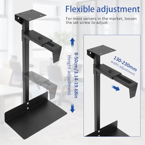 Support PC sous bureau pour libérer votre espace de travail ergonomique