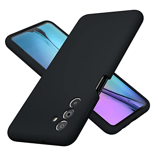 Coque Samsung A13 5G silicone liquide avec doublure douce microfibre