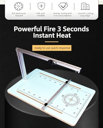 Machine de découpe de mousse professionnelle en aluminium avec système hotwire de table - 5