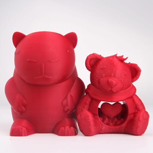 Image of eSUN PLA Basic Filament 1.75mm, 1KG Spool (2.2 LBS) High Speed Printing 3D Printer PLA Filament,Designed for Fast Printing, Fire Engine Red
