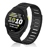 YealRed Pasek 20 mm do Garmin Approach J1 / Vívoactive 6/5, magnetyczny pasek zastępczy, makaronik, silikonowy pasek do zegarka, kompatybilny z Garmin Forerunner 570 42 mm / 165 / 165 / 165 Music