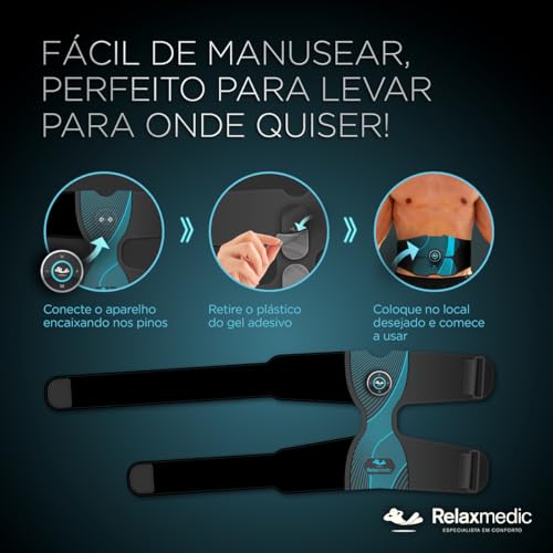 Eletroestimulador Muscular Pernas Power Relax