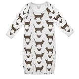 vvfelixl Baby Sleeper Gown for Newborn Boy Girls Havana Brown Cat Infant Nightgown for 0-3 Months