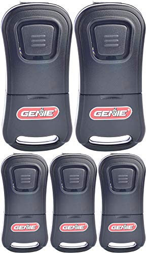 Genie Single Button Garage Door Opener Remote - Safe & Secure Access - Compatibility with Genie Only Intellicode Garage Door Openers - Model G1T-BX-5 Pack