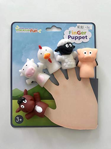S6 Farm Animals Finger Puppet Set