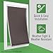 Evergreen Pet Supplies Replacement Dog Door Flap Compatible with PetSafe Freedom PAC11-11039 - Easy-Install Doggy Door Flap - Large, Brown