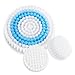 ETEREAUTY Body Face Brush Heads Replacement for 5 in 1 Waterproof Body Facial Brush 3 Pcs