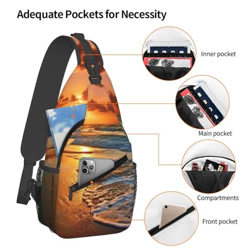 Bolso cruzado negro estilo bandolera para trekking miniatura 4