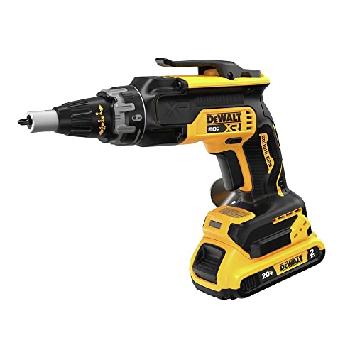 DEWALT 20V Max Drywall Screwgun with Batteries (DCF630D2)