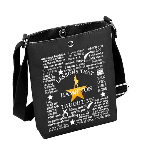 MNIGIU Musical Encouragement Quote Musical Crossbody Bag Musical Merch For Musical Fans
