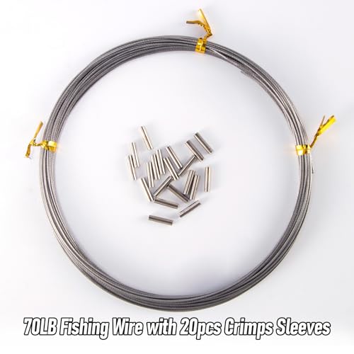 Alwonder 32.8ft Fishing Wire Fishing Leader Line miniatura 7