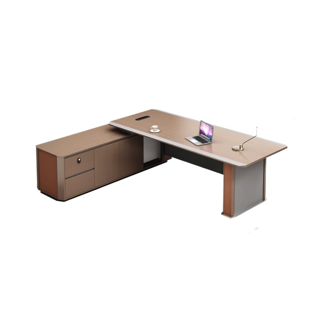 Mesa de Escritorio Para Computadora Scrivania Direzionale For Ufficio, Scrivania CEO, Scrivania Manager, Scrivania Capo Scrivania da Studio Per Camera da Letto(B)