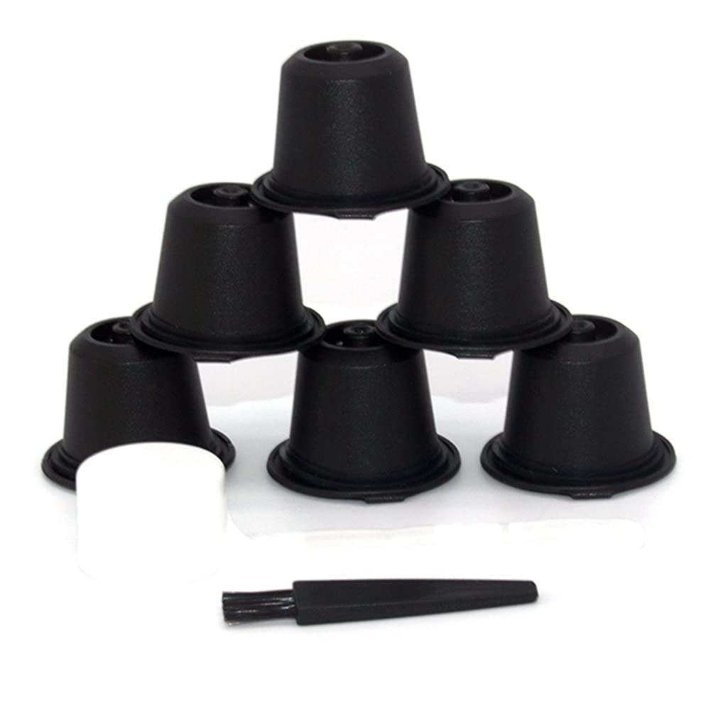 6x Wiederverwendbare Kaffeepad Filter – Edelstahl-Mesh, Für Kaffeevollautomaten, Spülmaschinenfest