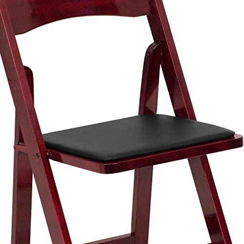Flash Furniture Folding Chair with Vinyl Padded Seat - Image 11