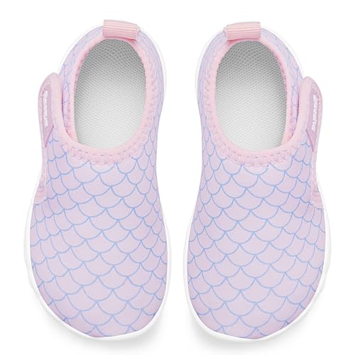 Racqua Toddler Boys Girls Water Shoes Slip-On Quick Dry Aqua Kids Shoes Lightweight Breathable Swim Shoes(Toddler/Little Kid)4